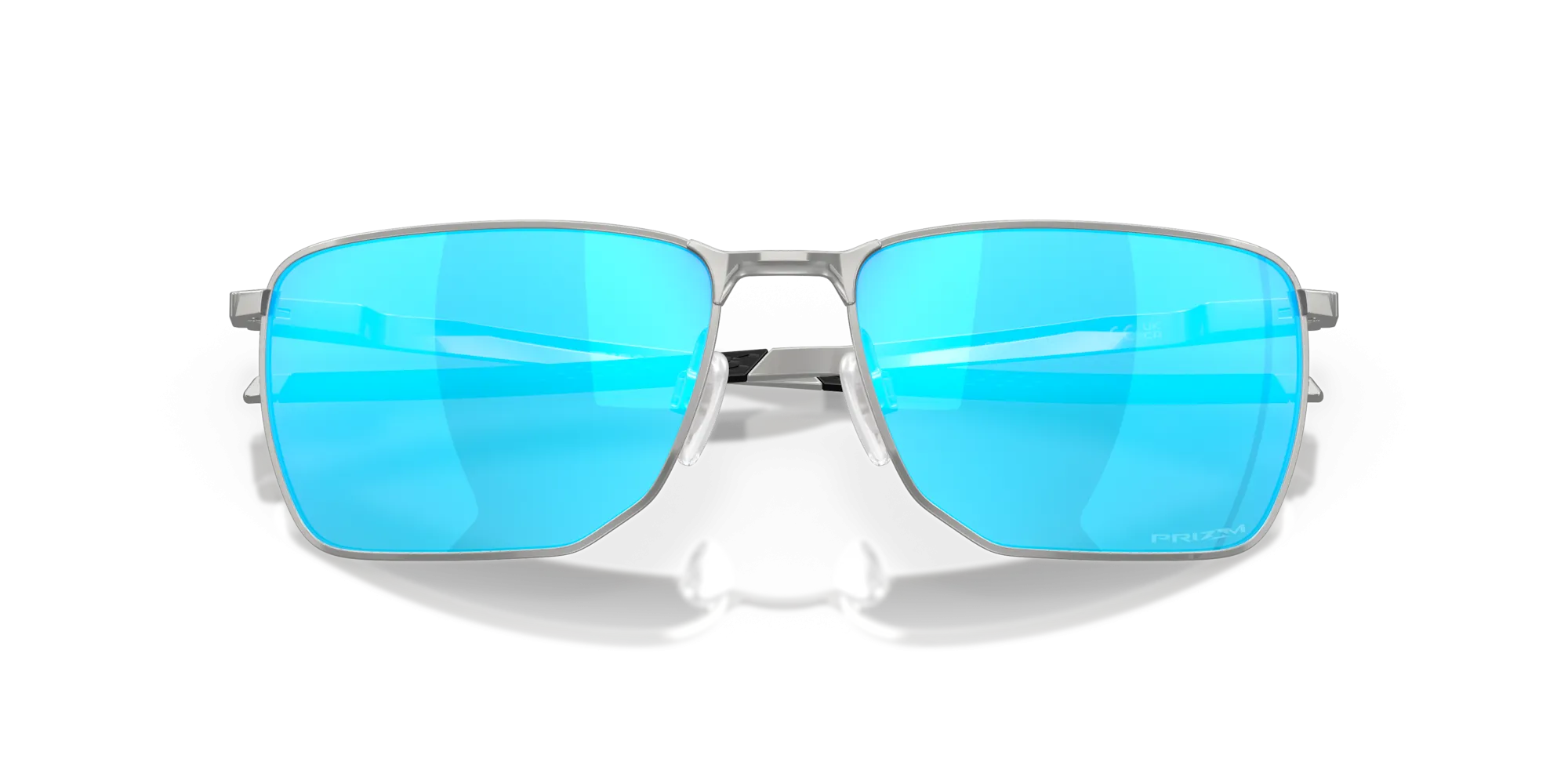 Oakley Ejector Color: Prizm Sapphire Lenses, Satin Chrome Frame