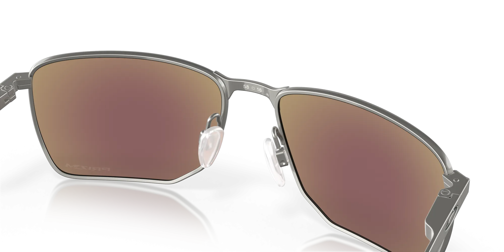 Oakley Ejector Color: Prizm Sapphire Lenses, Satin Chrome Frame