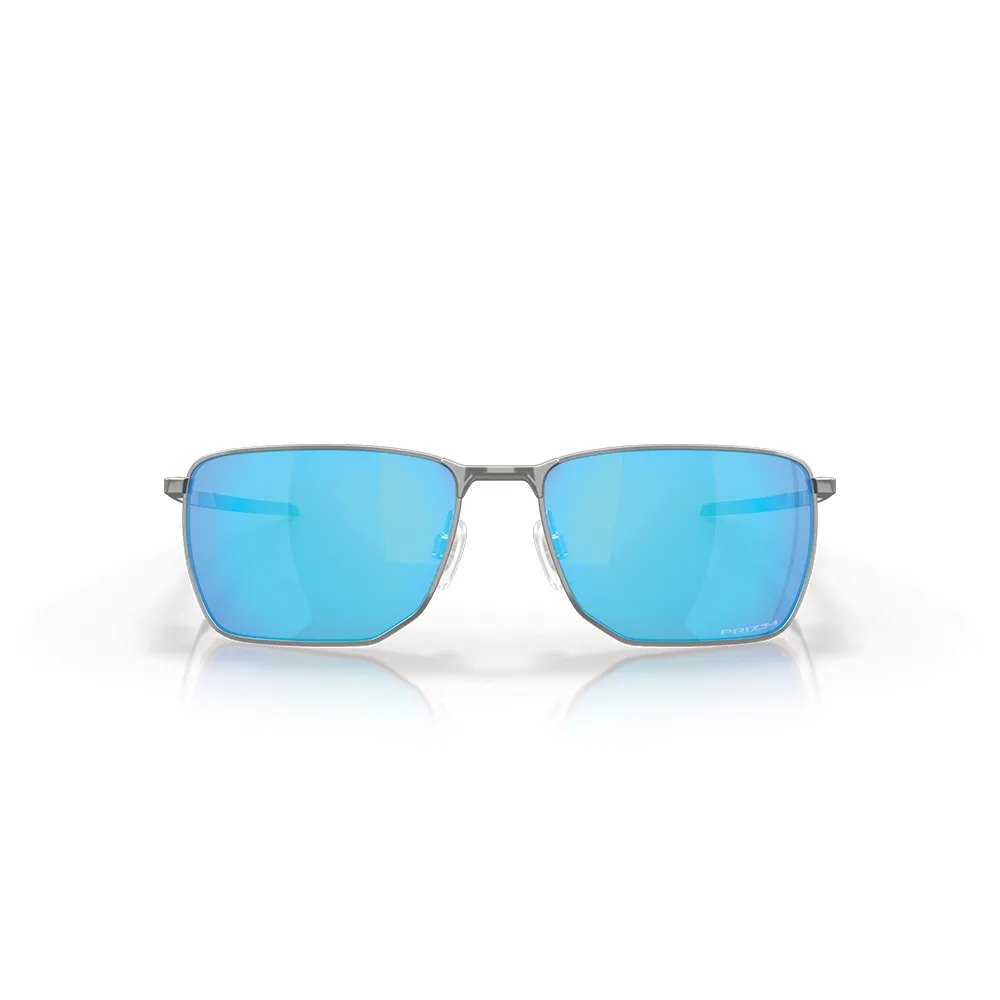 Oakley Ejector Color: Prizm Sapphire Lenses, Satin Chrome Frame