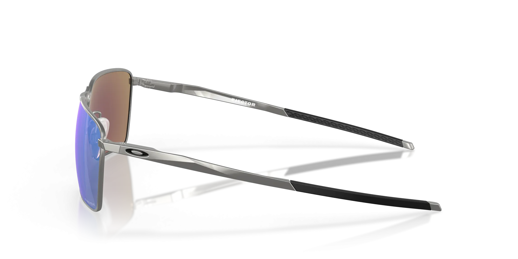 Oakley Ejector Color: Prizm Sapphire Lenses, Satin Chrome Frame