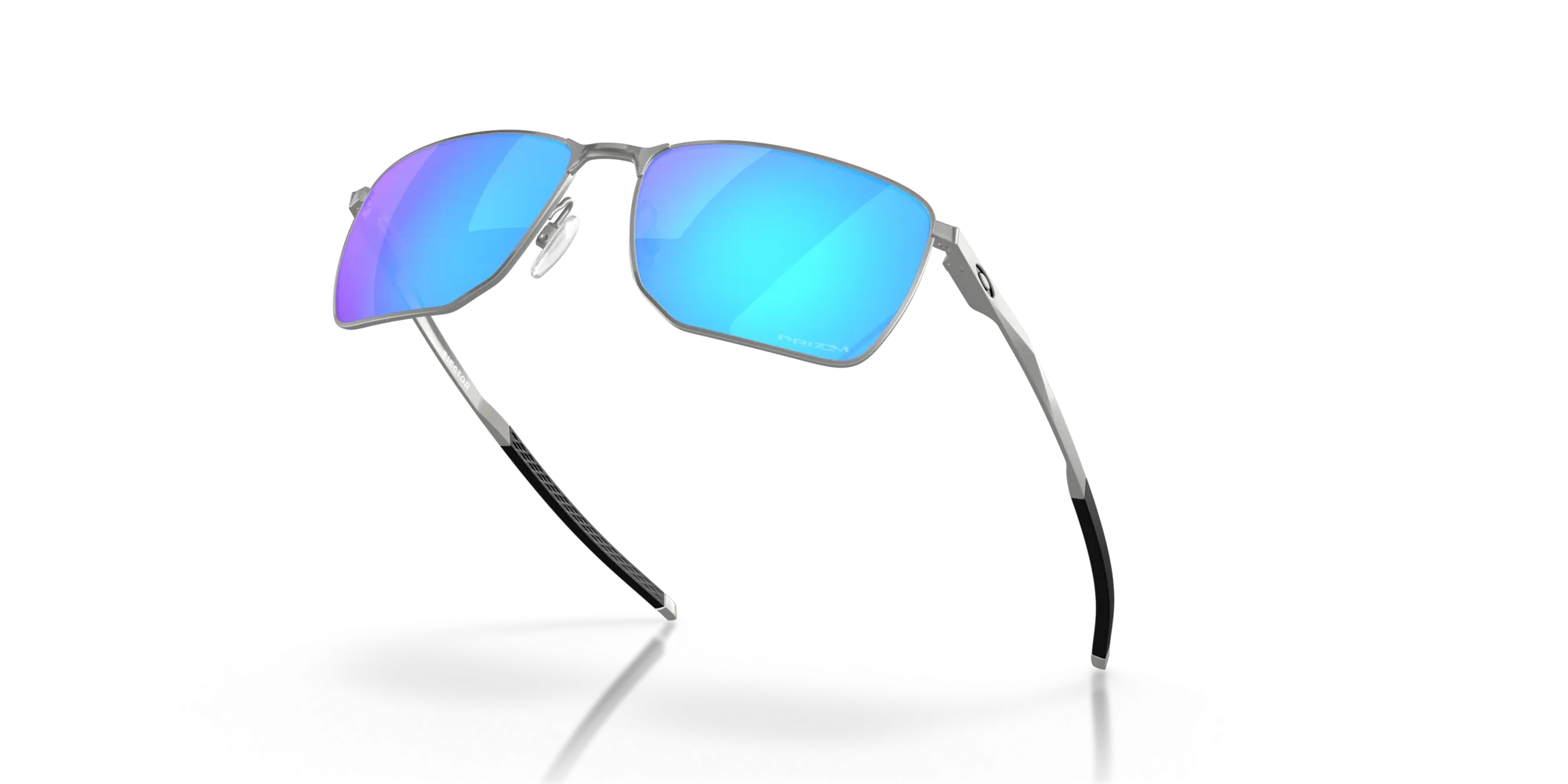 Oakley Ejector Color: Prizm Sapphire Lenses, Satin Chrome Frame