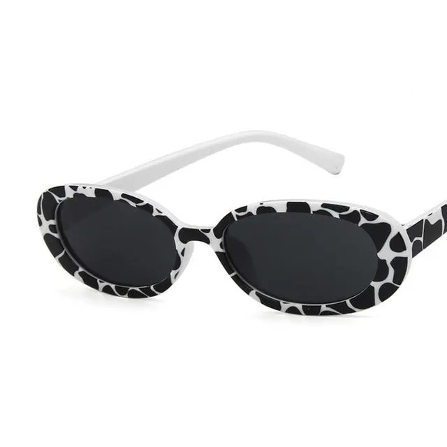 Oval Sunglasses Women Retro Sunglasses Cat Eye Sunglasses
