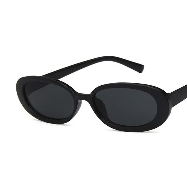 Oval Sunglasses Women Retro Sunglasses Cat Eye Sunglasses
