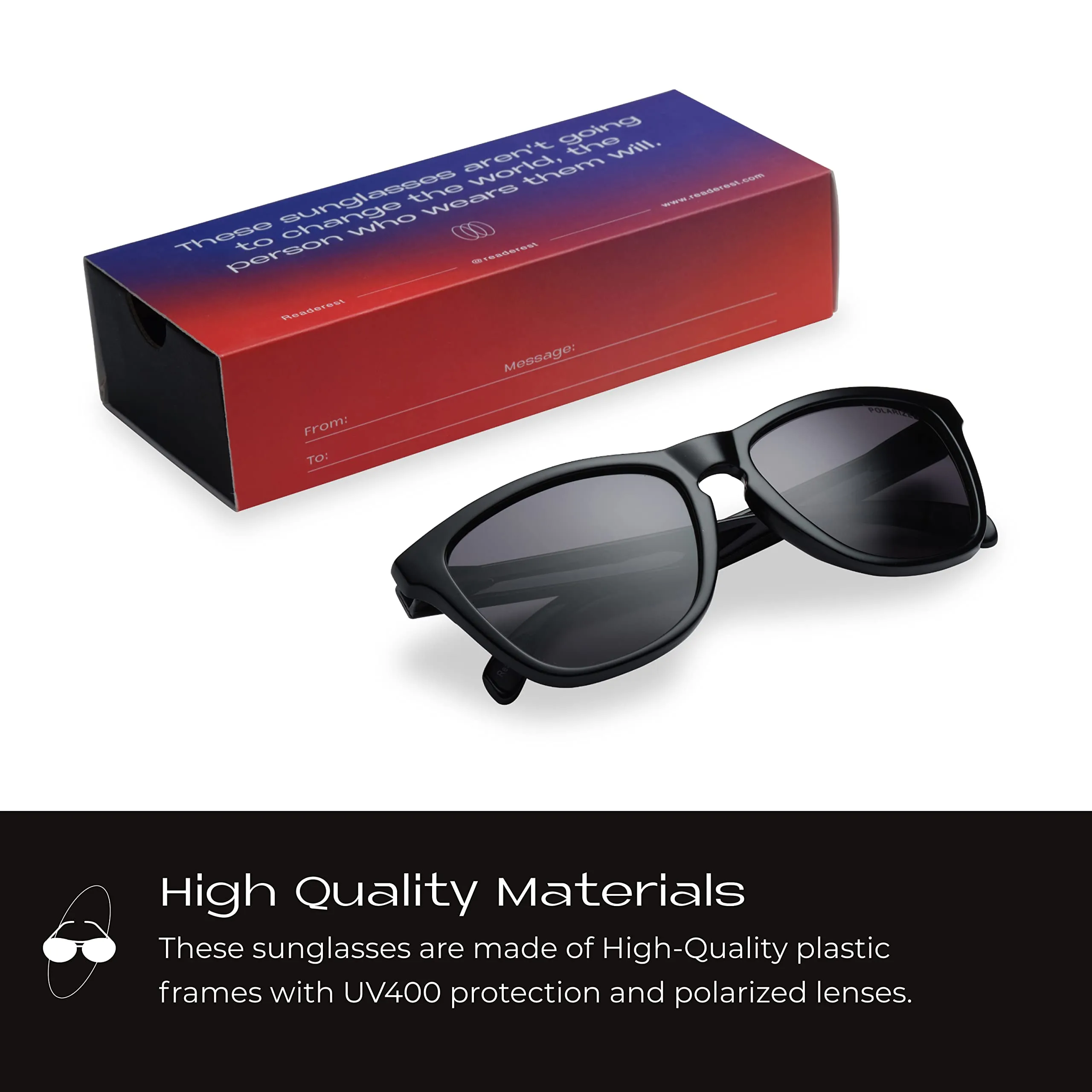 Polarized Sunglasses, Premium Sunglasses with UV 400 Protection for Men and Women
