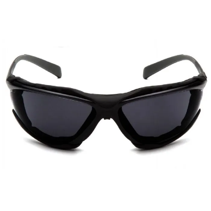 Pyramex Proximity SB9323STM Safety Eyewear, Black Frame, Dark Gray H2MAX Anti-Fog Lens, 1 Each