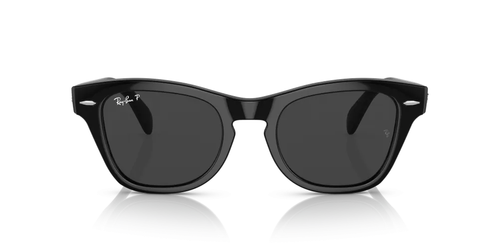 Ray-Ban 707 Polarized Sunglasses - Black/Polar Black