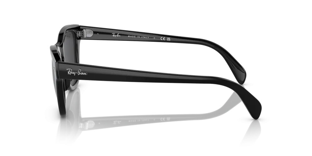 Ray-Ban 707 Polarized Sunglasses - Black/Polar Black