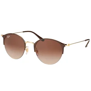 Ray Ban Brown Sunglasses with Brown Gradient Lenses-RB_3578_900913