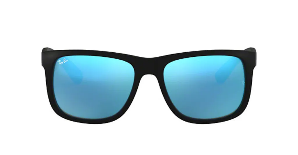 Ray-Ban RB4165 Justin Black Mirrored Blue Sunglasses