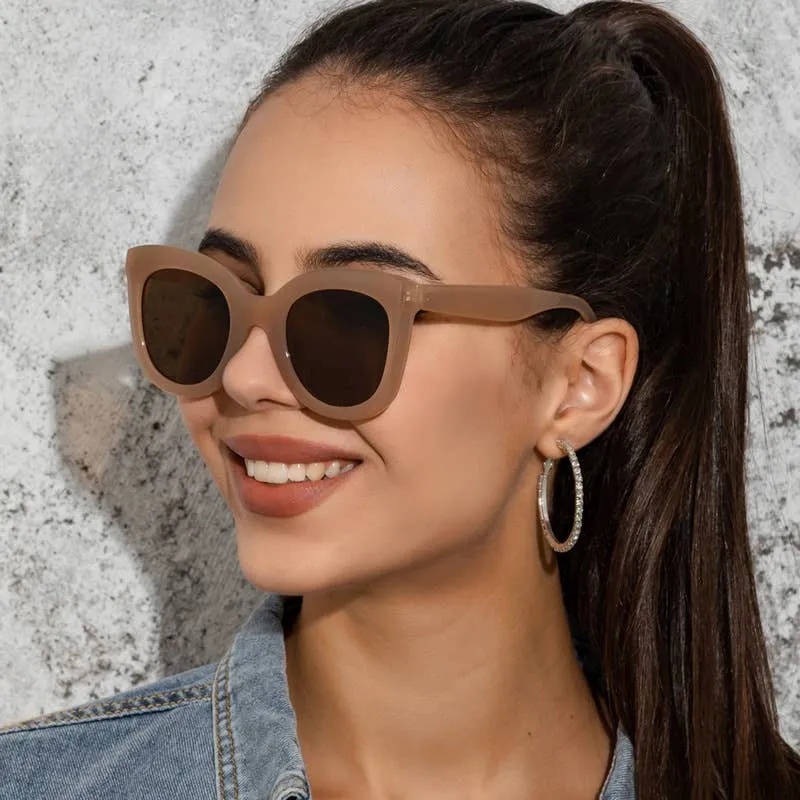 Round Cat Eye Sunglasses