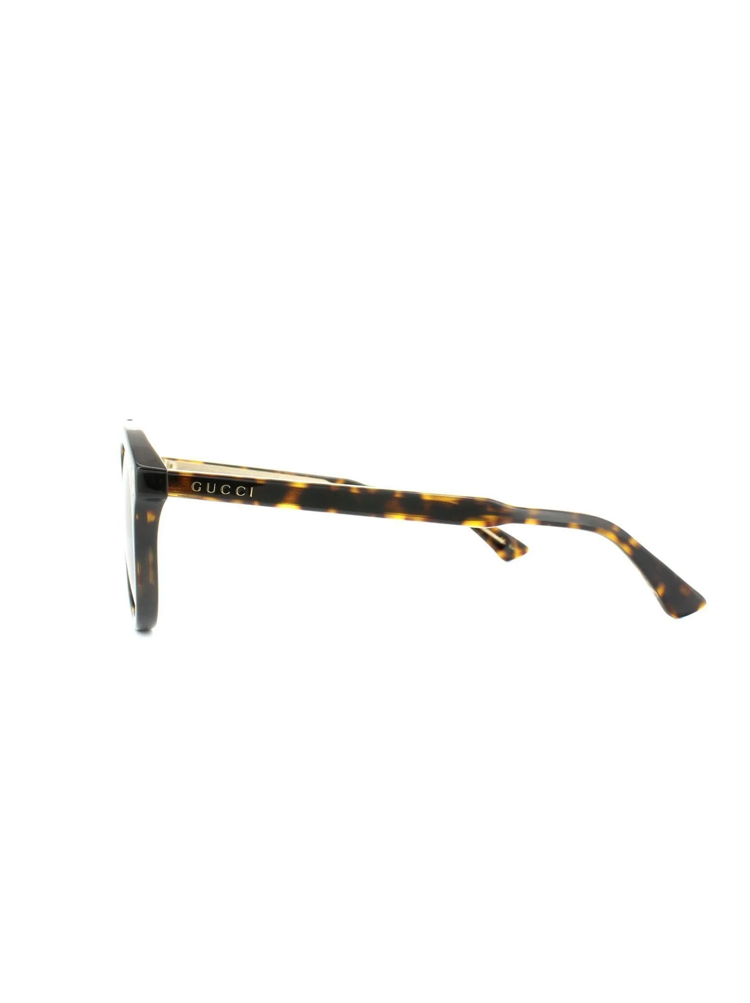 Round Sunglasses Havana /Green Lens