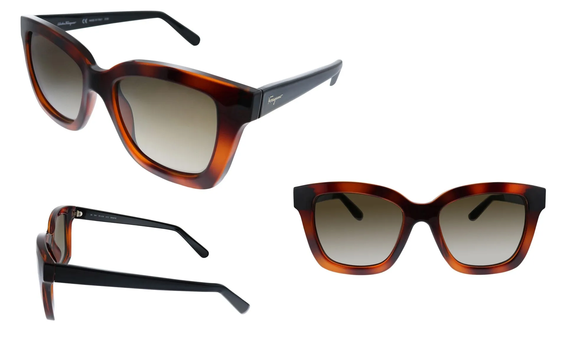 Salvatore Ferragamo Women Havana Sunglasses SF_955S_214_53mm