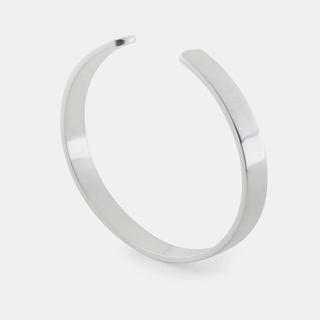 Silver Traditional Hallmark Bangle