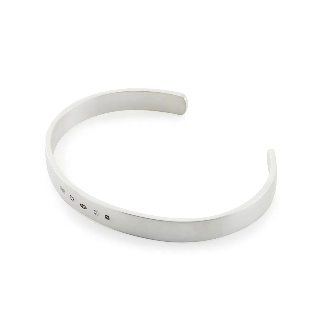 Silver Traditional Hallmark Bangle