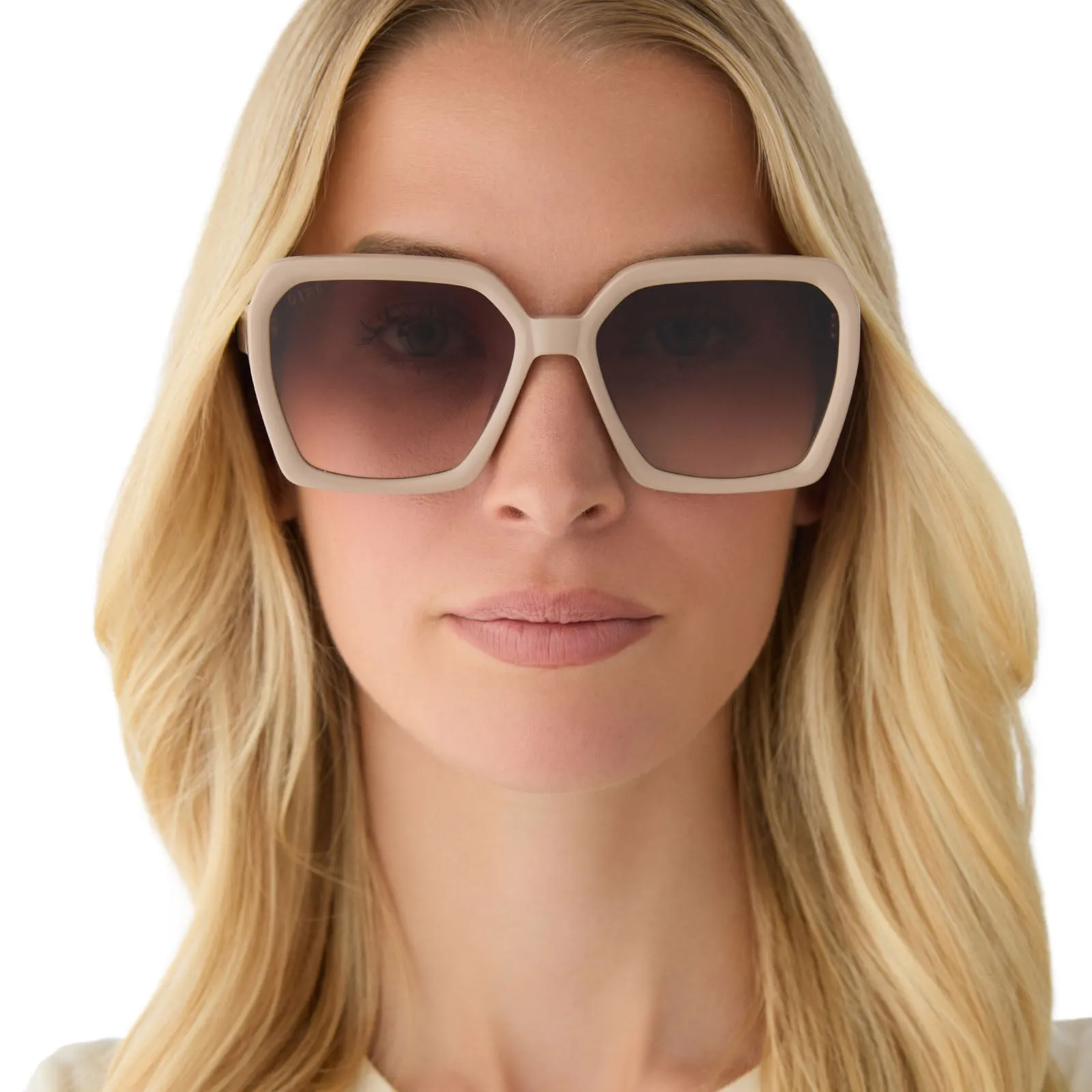 SLOANE - ALMOND   BROWN GRADIENT SUNGLASSES