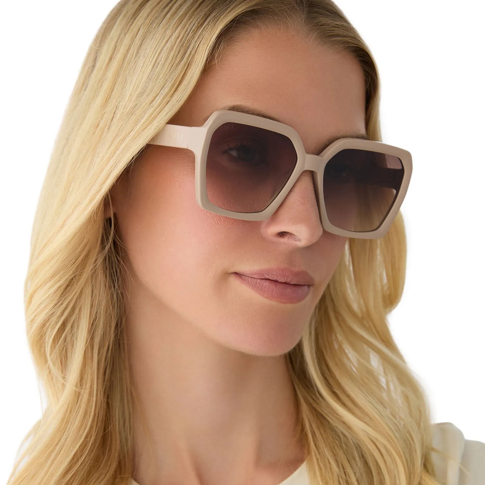 SLOANE - ALMOND   BROWN GRADIENT SUNGLASSES