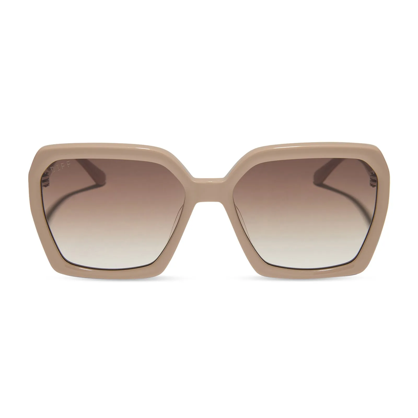 SLOANE - ALMOND   BROWN GRADIENT SUNGLASSES