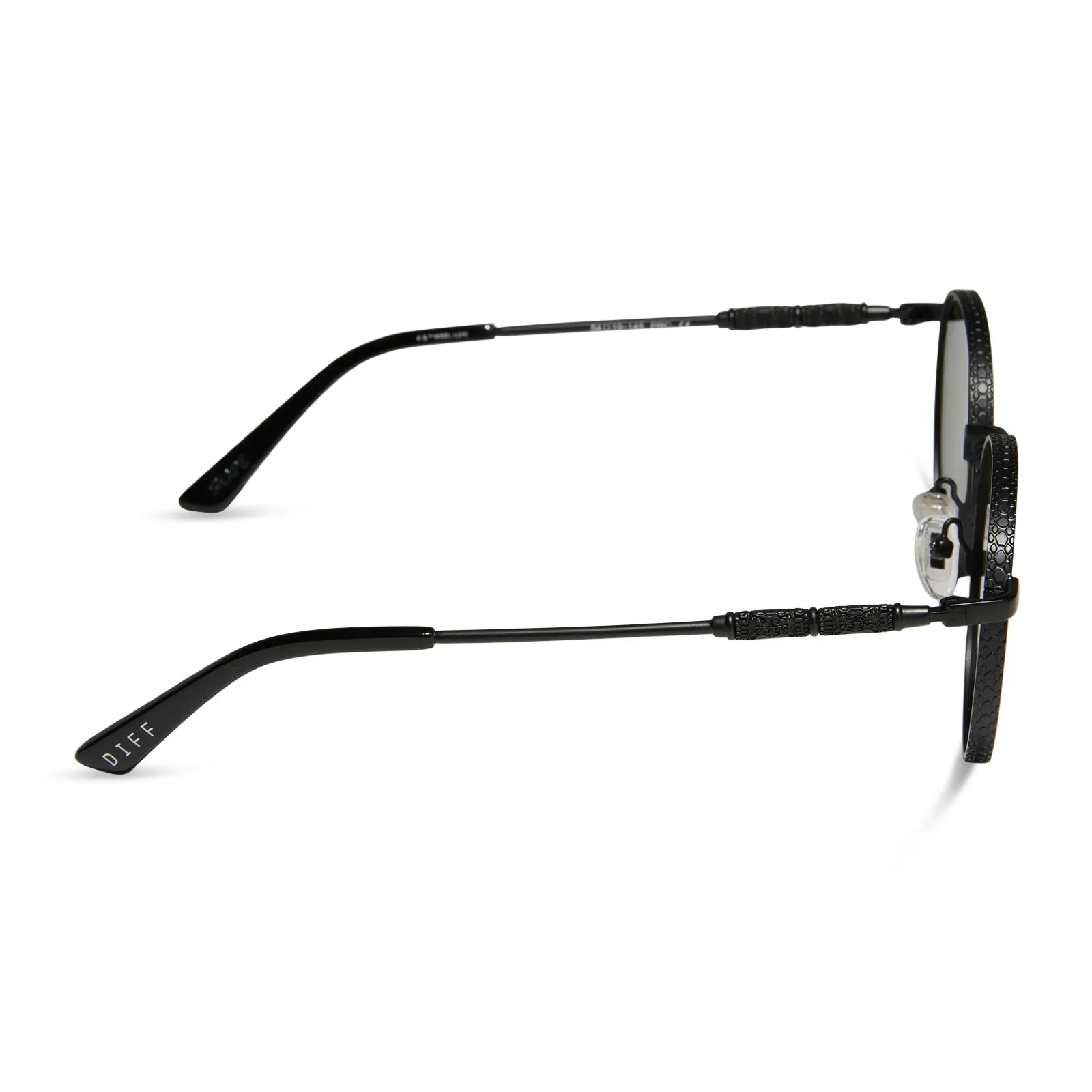SNAPE™️ - MATTE BLACK METAL   GREEN MIRROR SUNGLASSES
