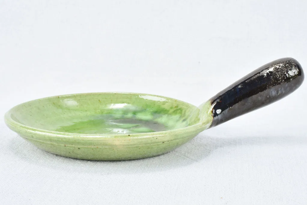 Sugar bowl and plate with long handle - Dieulefit