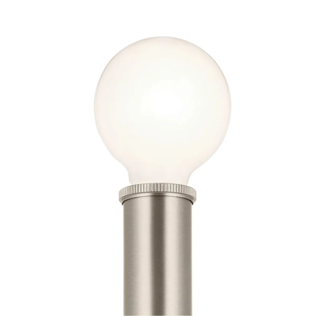 Torche 10 in. 2 Lights Wall Light Brushed Nickel Finish