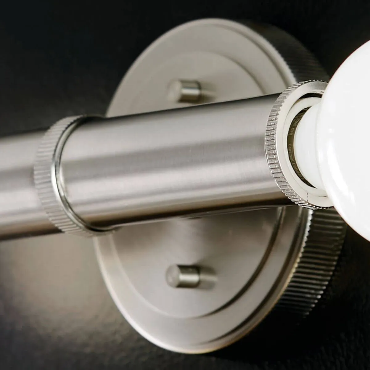 Torche 10 in. 2 Lights Wall Light Brushed Nickel Finish