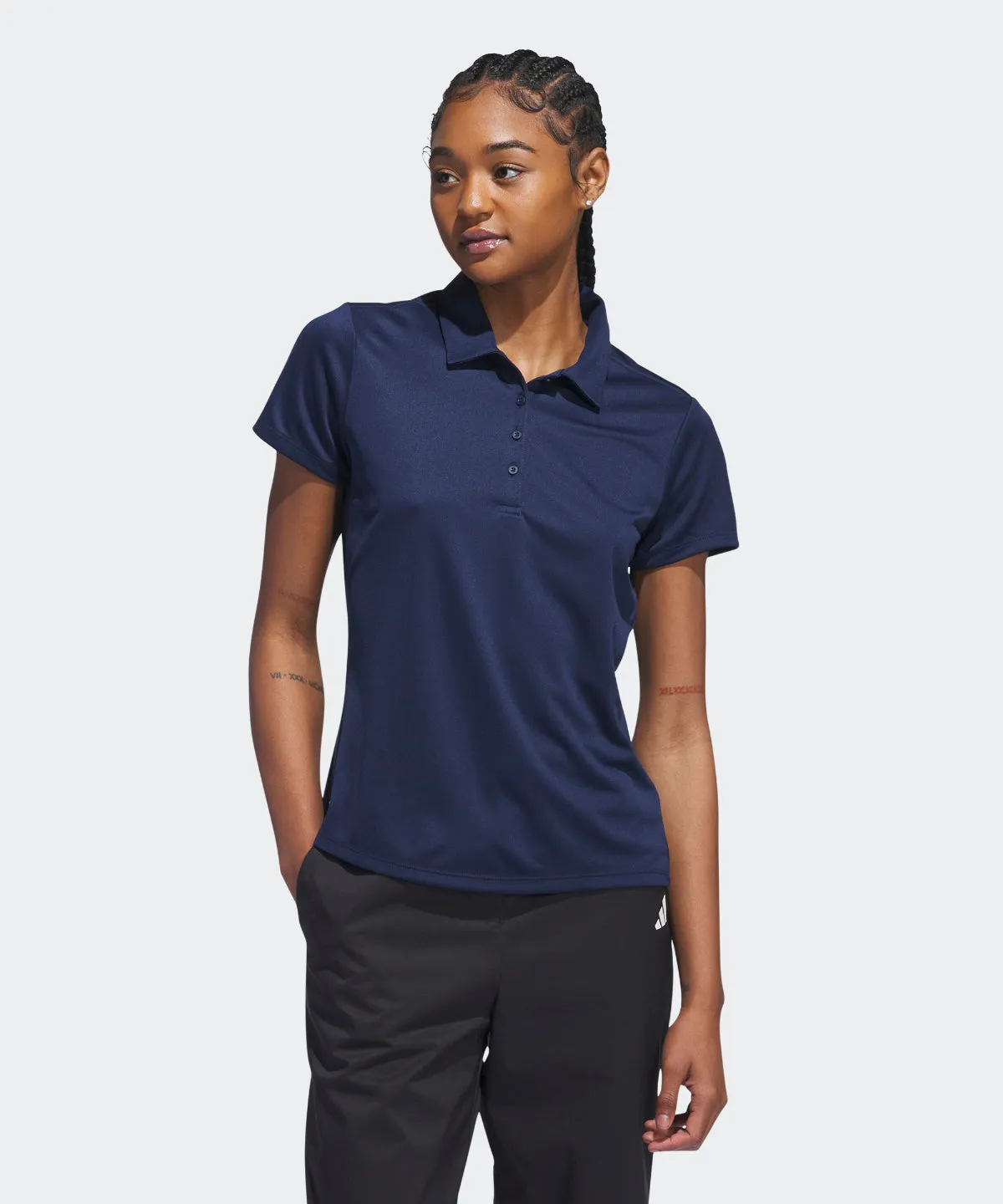 Womens adidas Performance polo | Collegiate Navy